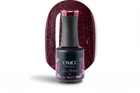 115 Shiny Aubergine Gel Polish