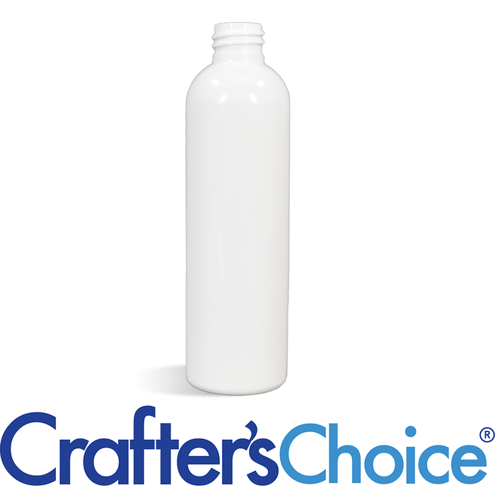 4 oz White Bullet Plastic Bottle - 20/410