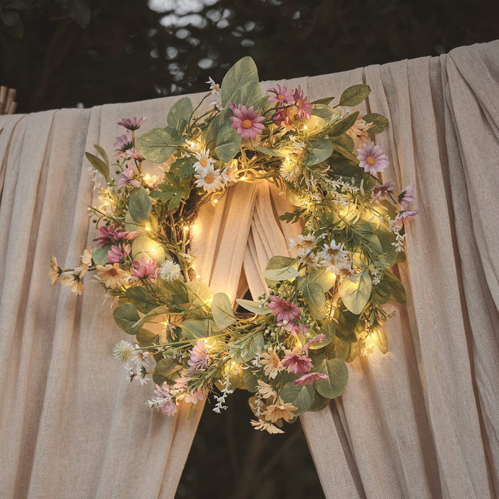 Wilderness Easter / Spring Daisy Wreath