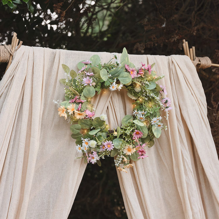 Wild flower wreath