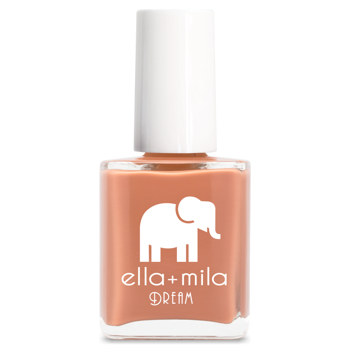 A La Nude soft burnt-orange brown nail polish bottle – ella+mila Dream