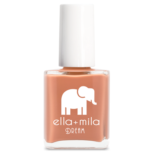 A La Nude soft burnt-orange brown nail polish bottle – ella+mila Dream