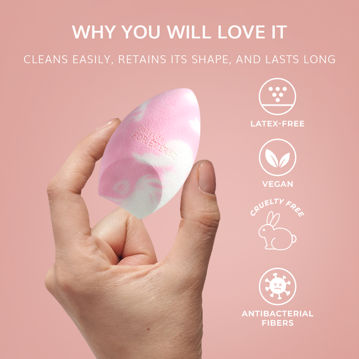 A Skin-Like Blend Contour & Baking Sponge