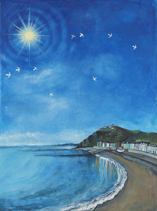 'Aberystwyth yn yr Haul' Poster by Lizzie Spikes