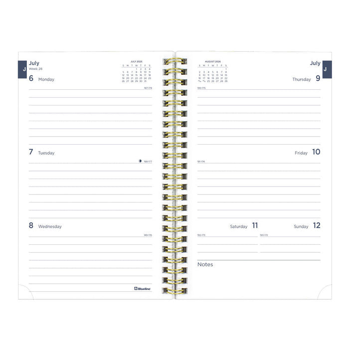 Academic Weekly Planner, Splash, 2026 - 2027 CA114PI.01-27 #color_raindrops