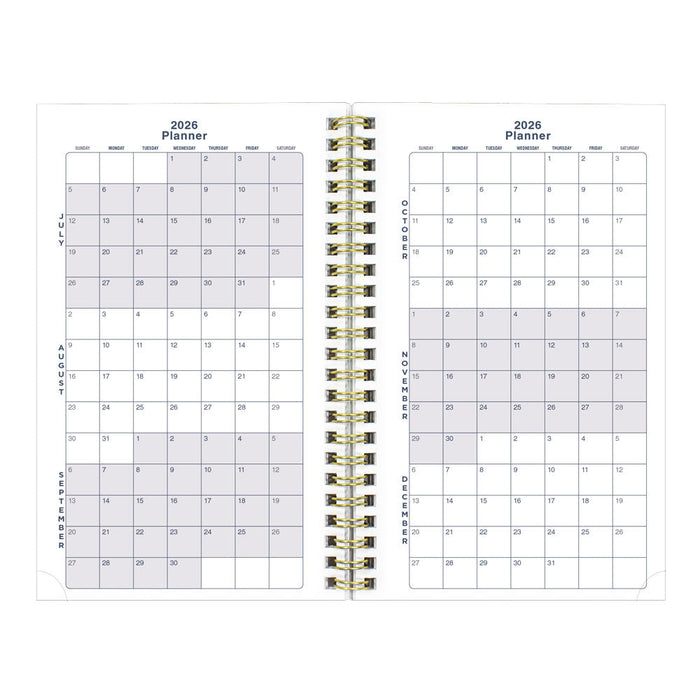 Academic Weekly Planner, Splash, 2026 - 2027 CA114PI.01-27 #color_raindrops