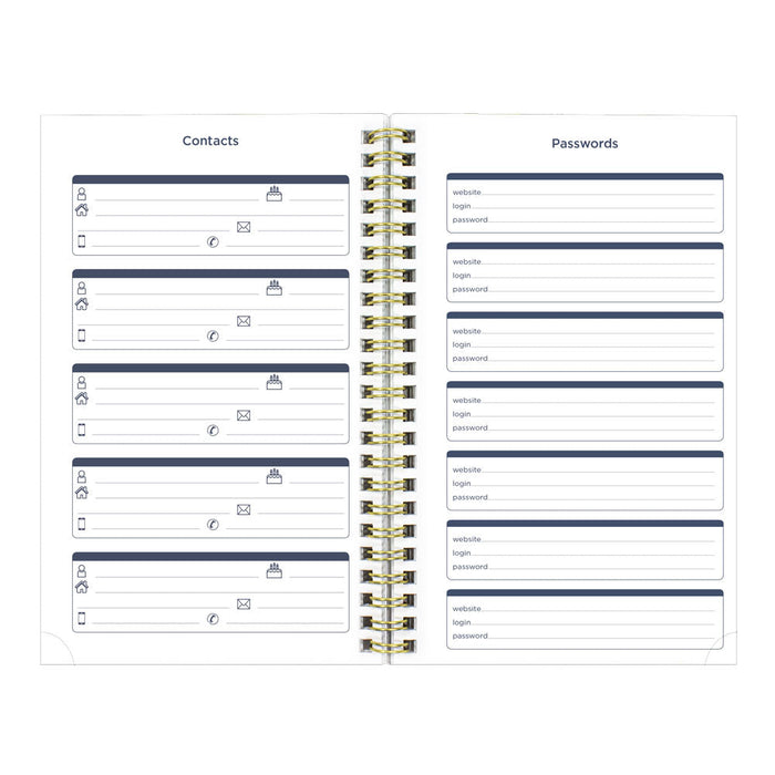 Academic Weekly Planner, Splash, 2026 - 2027 CA114PI.01-27 #color_raindrops
