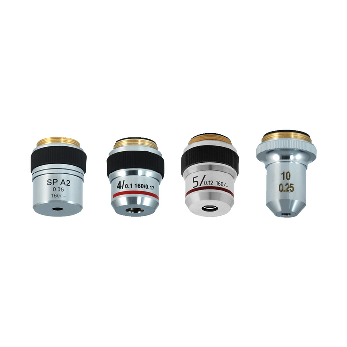 Achromatic Objective Set, SKU PM13012031, three quarter front view