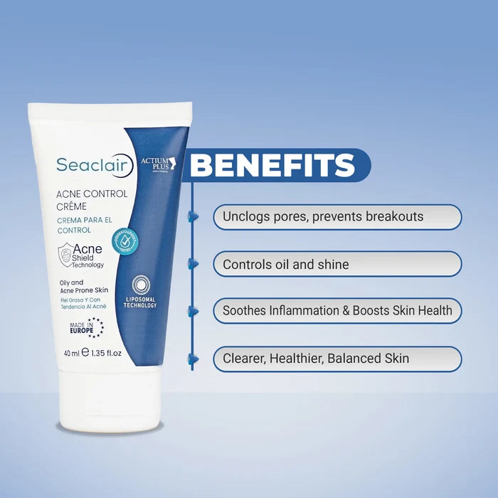 Actium Plus Seaclair Acne Control Crème 40ml