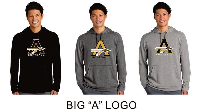 AHS Softball Triblend Wicking Hoodie- 3 Colors