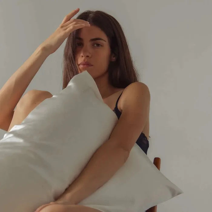 Akoya Pearl Silk King Pillowcase Drowsy Sleep Co.