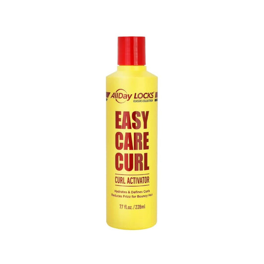 AllDay LOCKS Easy Care Curl activator bottle 7 fl oz yellow packaging curl activator for natural hair