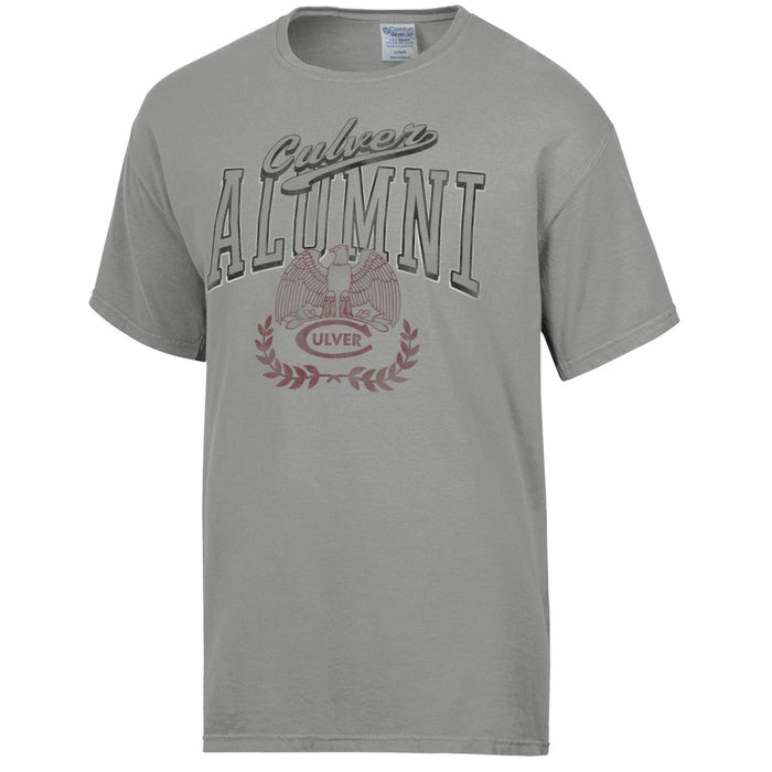 Alumni Comfort Wash Short Sleeve Tee- Concrete