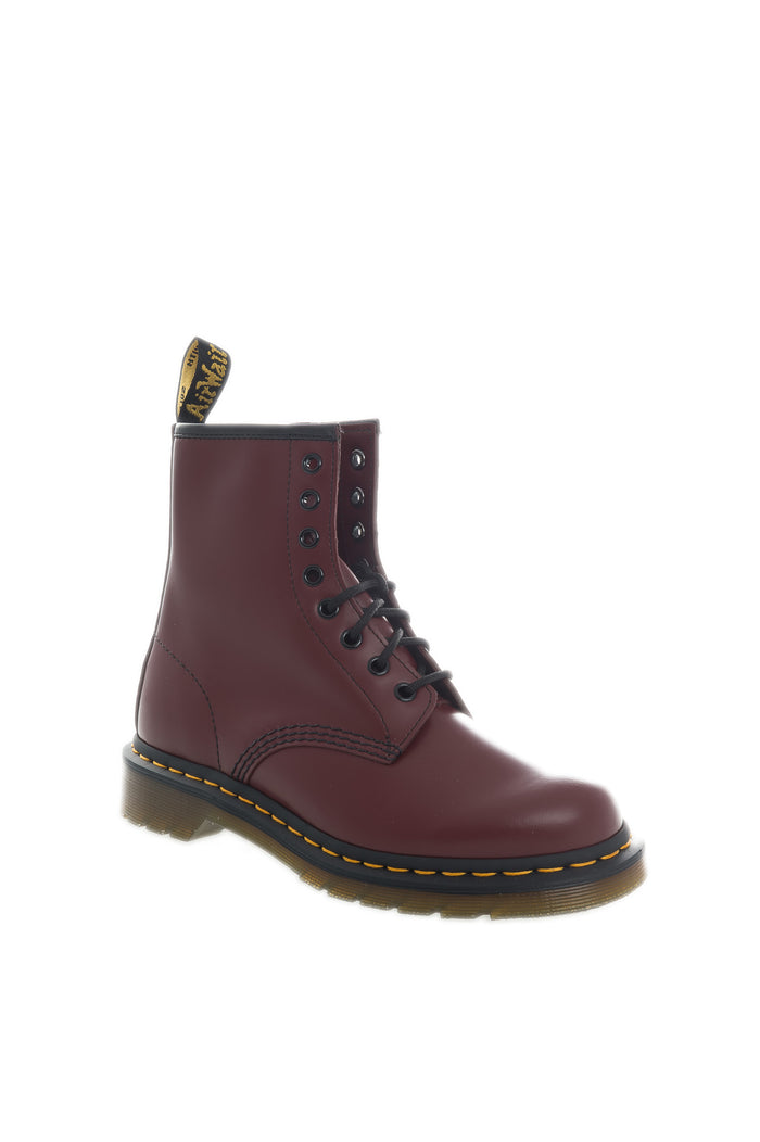 DR. MARTENS anfibio 1460 smooth cherry <BR/> 1460D SMOOTH-CHERRY