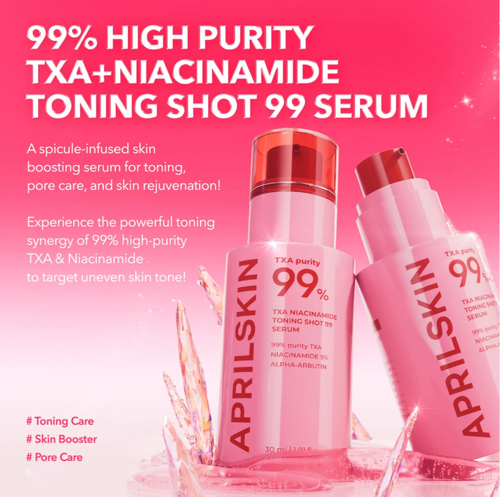 Aprilskin TXA Niacinamide Toning Shot 99 Serum - 30ml