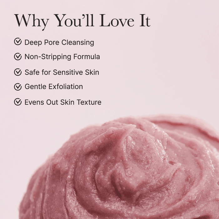 Arencia Fresh Rosehip Mochi Cleanser 120g منظف أرينسيا المنعش برائحة ثمر الورد والموتشي - Princess Cosmetics Qatar