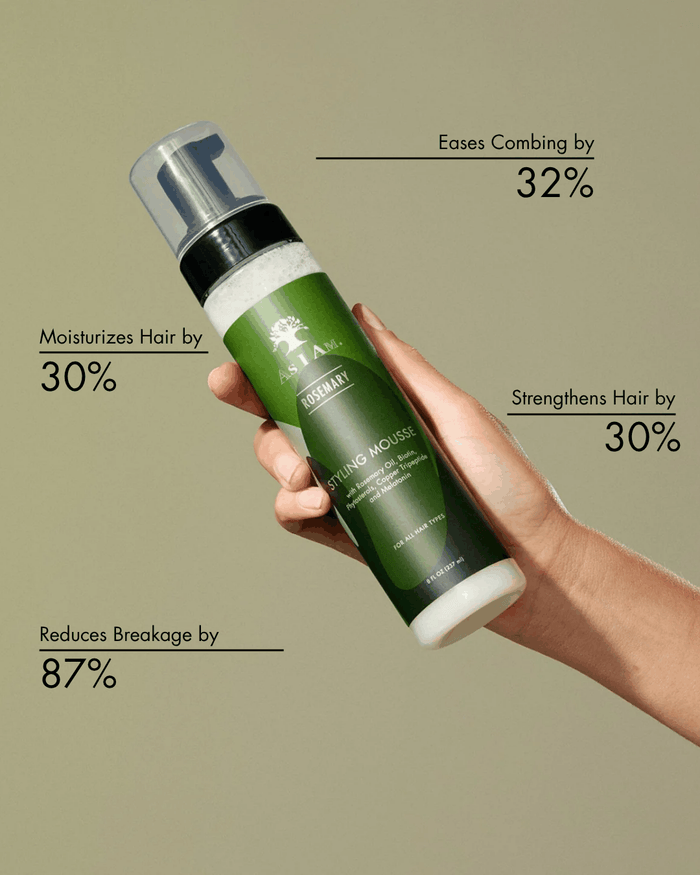 As I Am Rosemary Styling Mousse 8oz