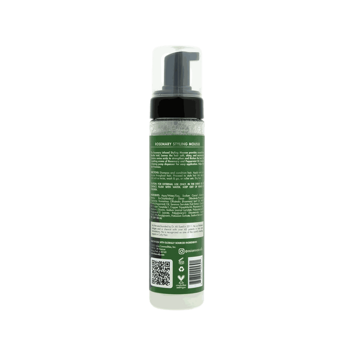 As I Am Rosemary Styling Mousse 8oz