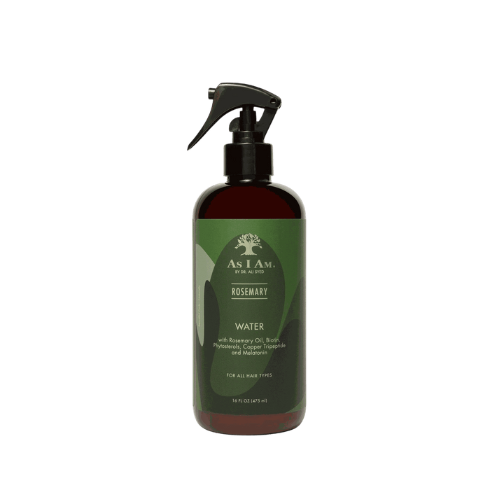 As I Am Rosemary Water 16oz bottle for hair density enhancement and scalp hydration