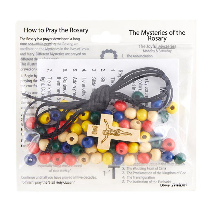 Autom Misson Wood String Rosary Kit