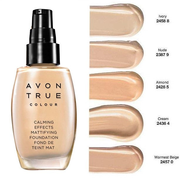 Avon True Calming Effects Mattifying Foundation - 50ml