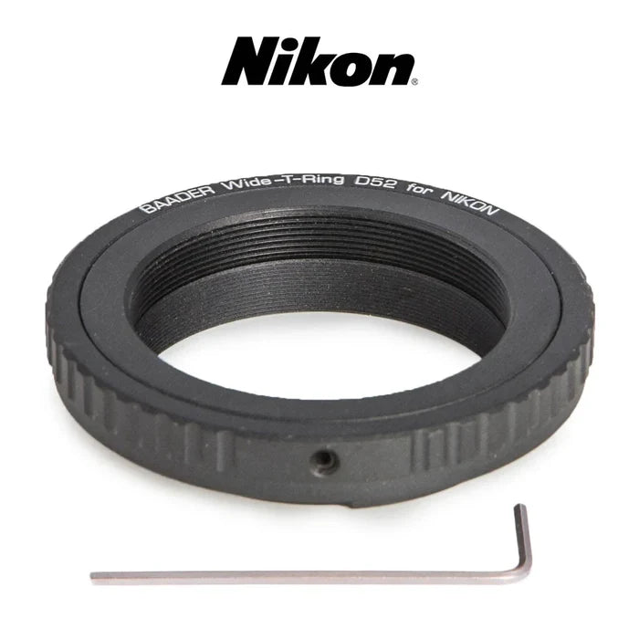 Baader Wide-T-Ring Nikon with D52i to T-2 and S52 (TRING-NW)