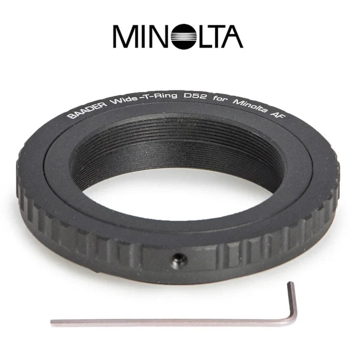 Baader Wide-T-Ring Sony Alpha and Minolta Maxxum with D52i to T-2 and S52 (TRING-SW)