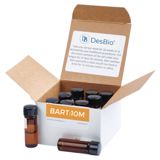 BART:10M formerly Bartonella 10M kit by DesBio, series symptom relief, bartonella, slight fever, headache, chills, backache, malaise, Lyme disease