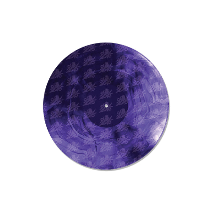 Vinyl is Black/Purple Marble.