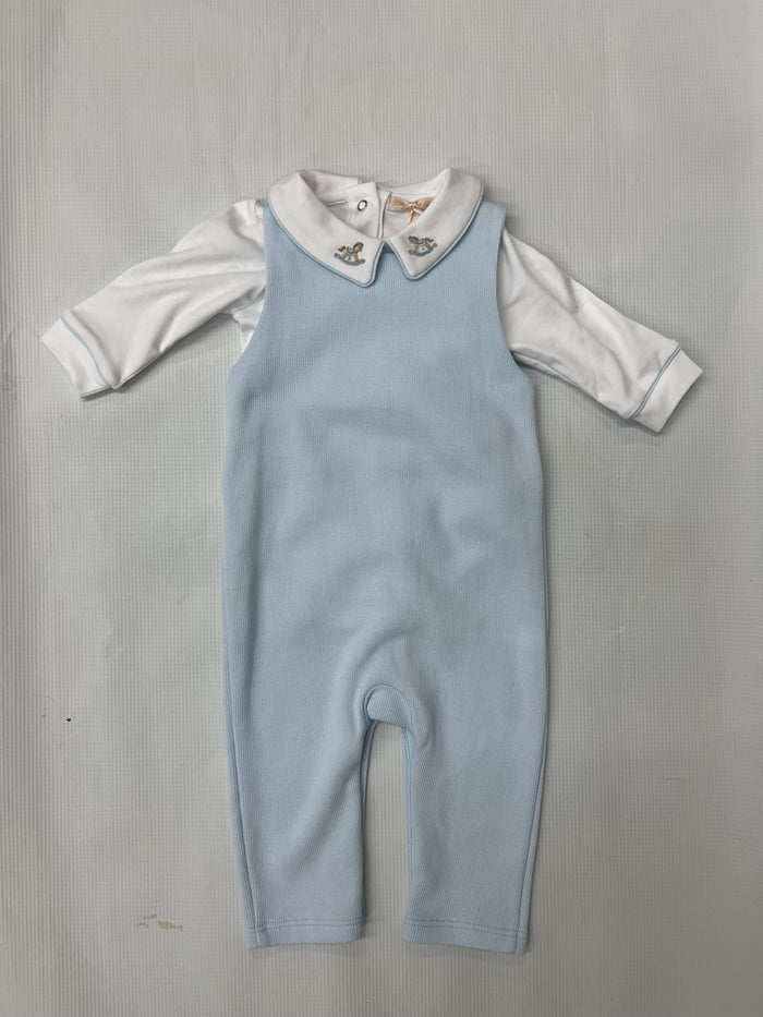 BCC English Knot Blue Embroidered Set