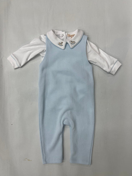BCC English Knot Blue Embroidered Set