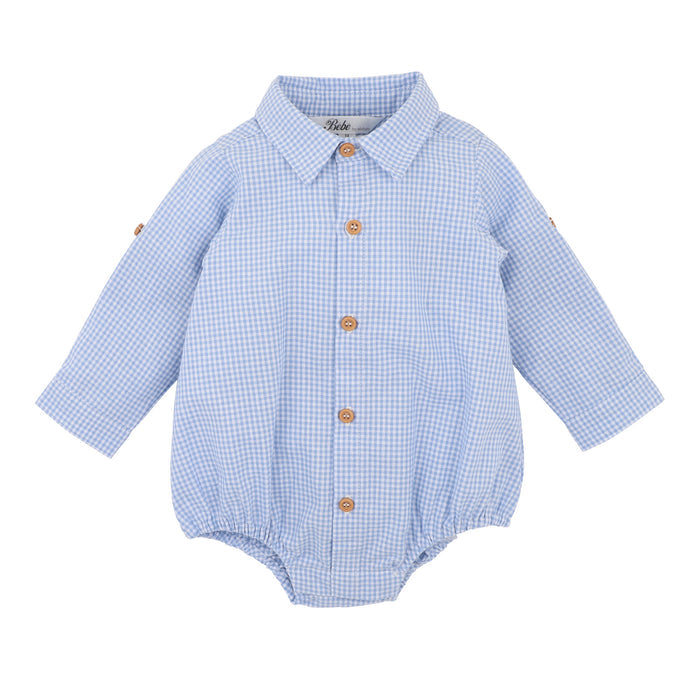Bebe Jake Check Shirt Bodysuit