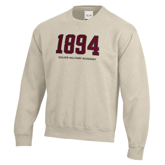 Big Cotton Crew- Oatmeal Heather