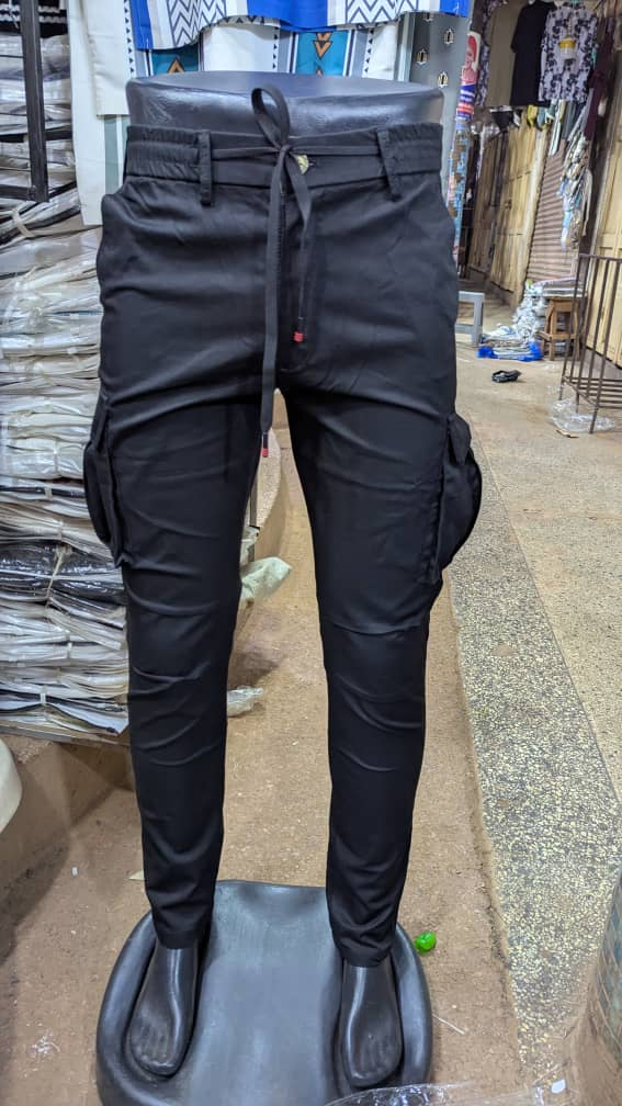 Black Tactical Cargo Pants
