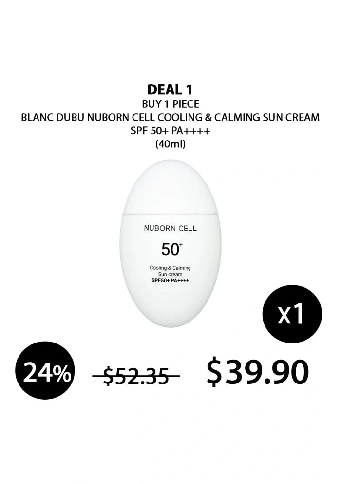 (BUY 1) WHITE BLANC DUBU SUN CREAM