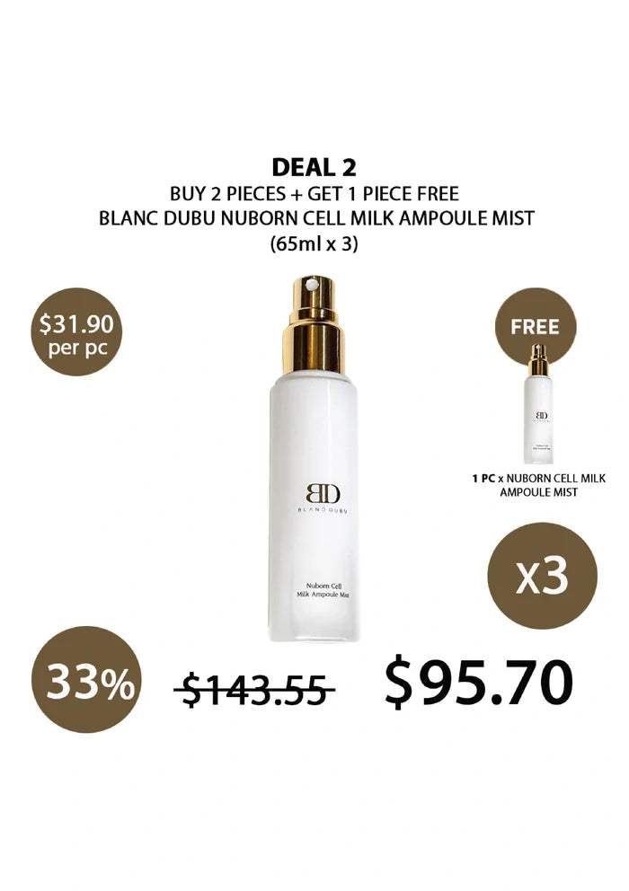 (BUY 2+1 FREE) BLANC DUBU MILK AMPOULE MIST