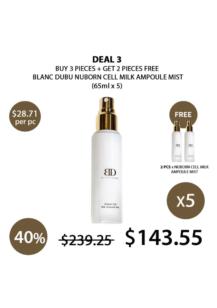 (BUY 3+2 FREE) BLANC DUBU MILK AMPOULE MIST