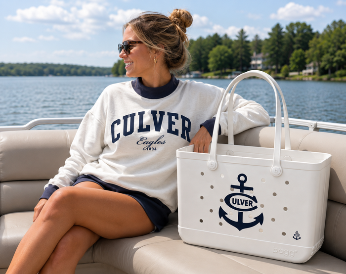 Bogg Bag - White - Culver C Anchor