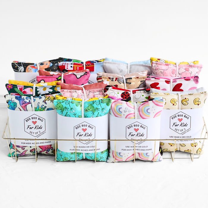 Boo Boo Bag For Kids ⋆ Hot Cold Rice Pack Minis Assorted 2pc