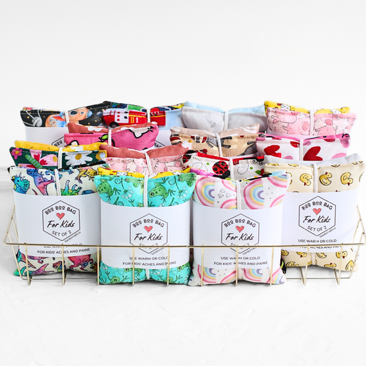 Boo Boo Bag For Kids ⋆ Hot Cold Rice Pack Minis Assorted 2pc