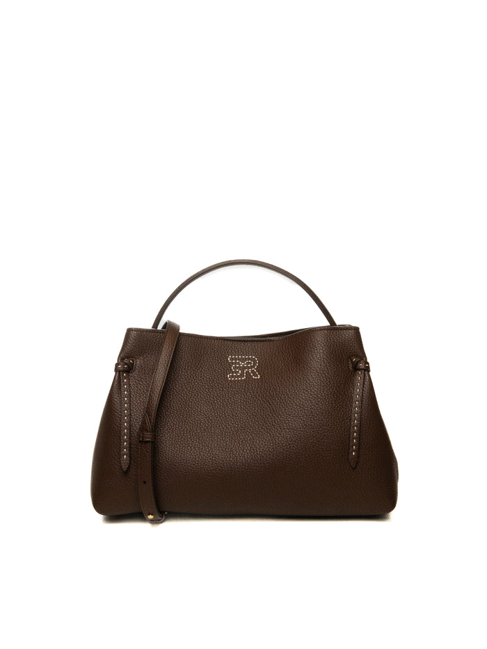 ERMANNO SCERVINO borsa a mano aliana testa di moro 2128 ALIANA-021
