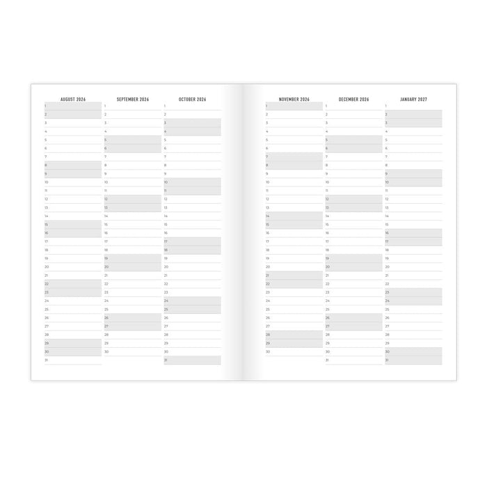 Letts A5 Planners Timeless Layout #color_botanics-green