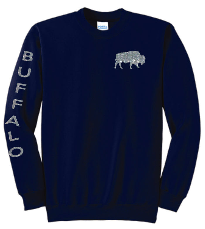 BRE Chest Design Crewneck Sweatshirt