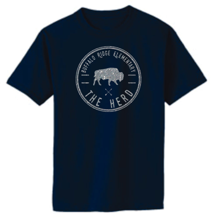 BRE CIRCLE Design Basic Tee- Matte or Glitter
