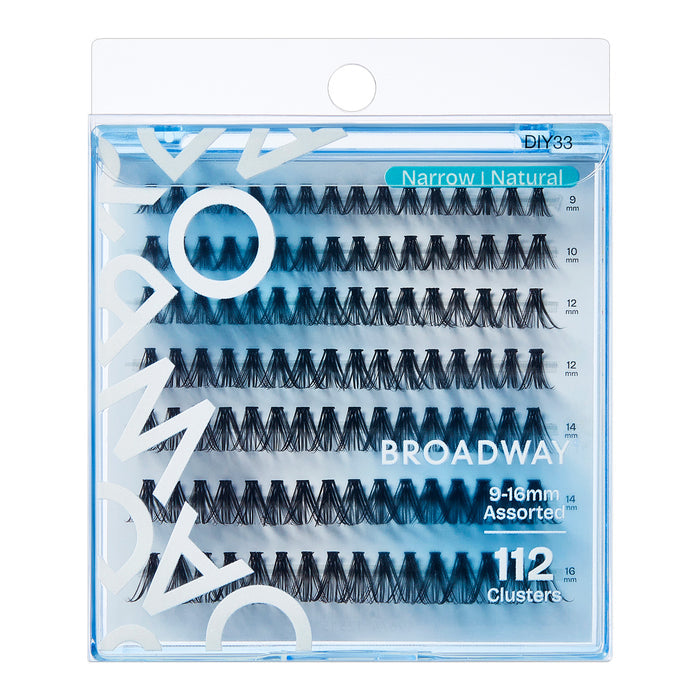 Broadway Diy Cluster Narrow Natural Eyelashes