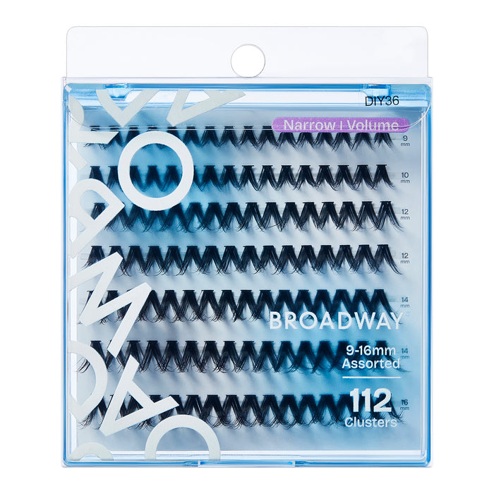 Broadway Diy Cluster Narrow Volume Eyelashes