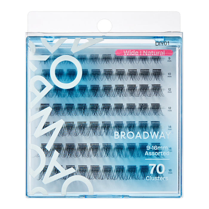 Broadway Diy Cluster Wide Natural Eyelashes