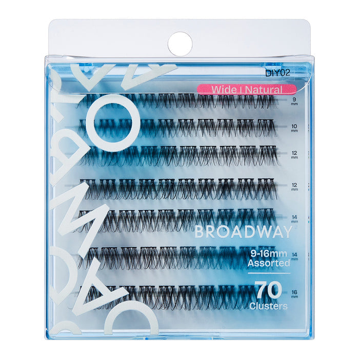 Broadway Diy Cluster Wide Natural Eyelashes