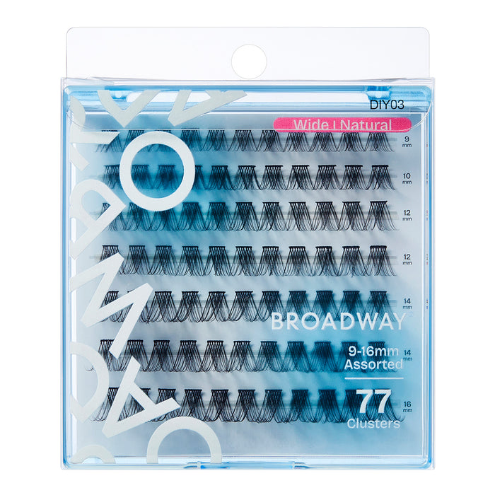 Broadway Diy Cluster Wide Natural Eyelashes