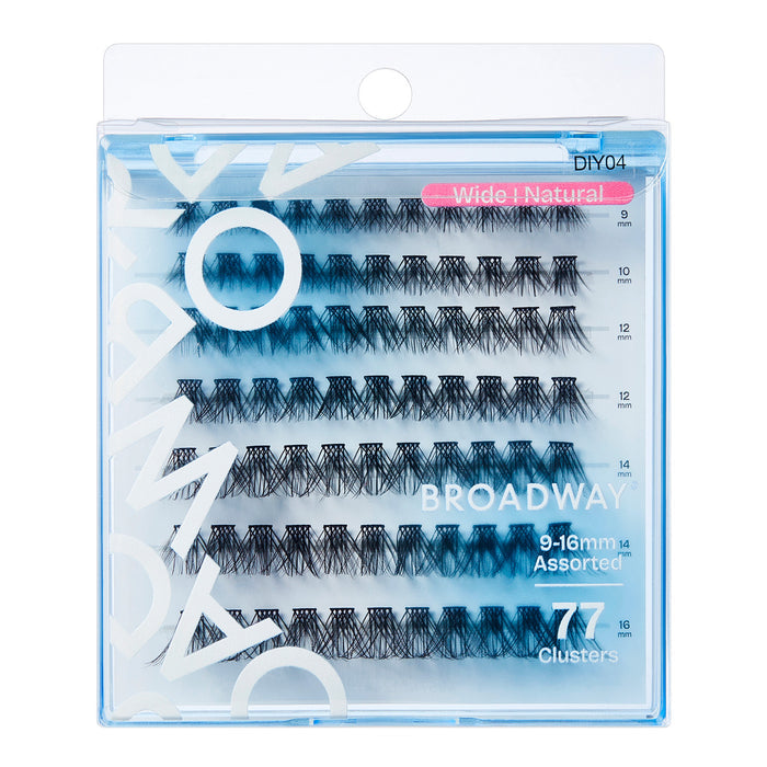 Broadway Diy Cluster Wide Natural Eyelashes